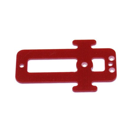 Xtreme Racing XTR11703GR G10 Extended Battery Tray, Red: T-Rex 450 XTR11703GR