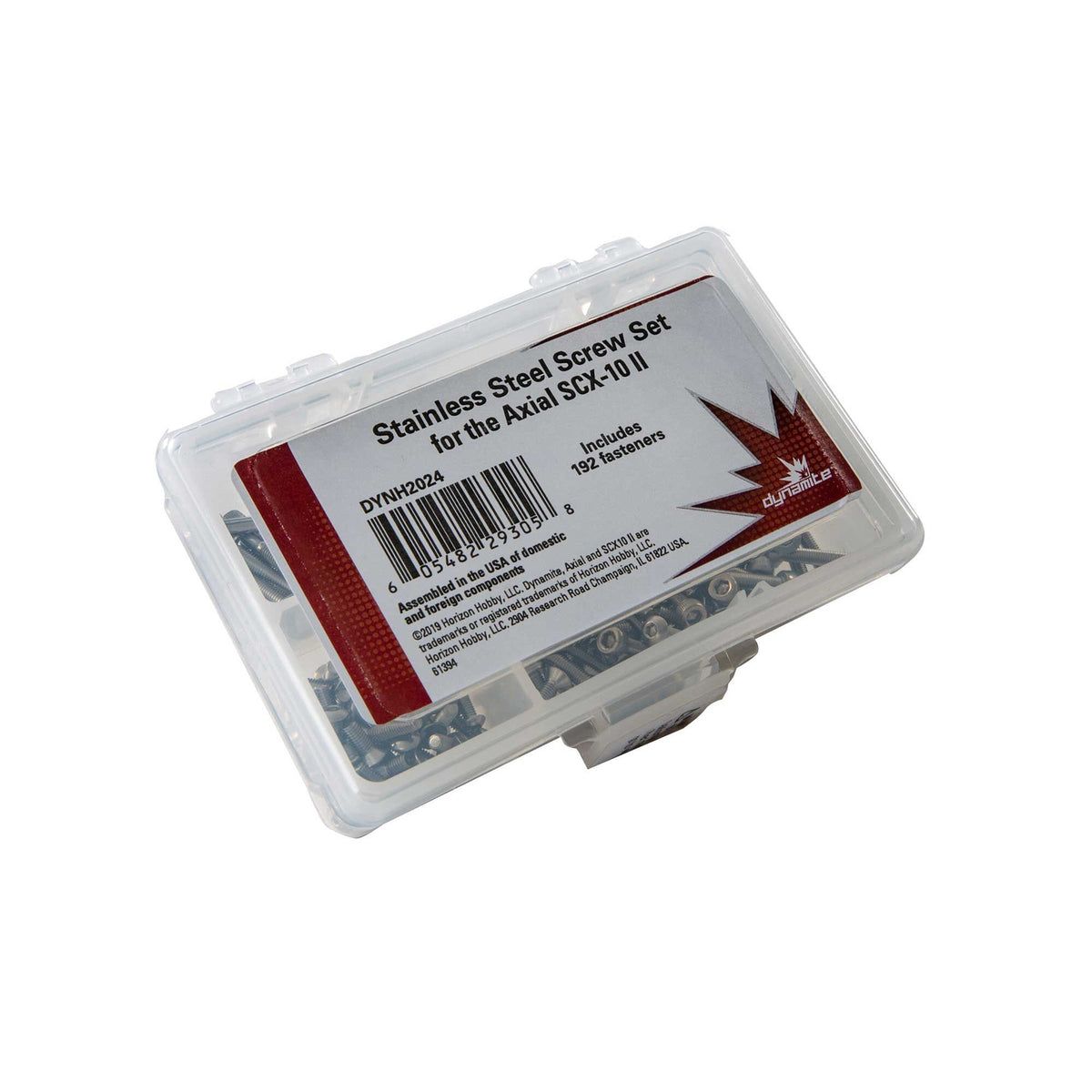 Dynamite DYNH2024 Stainless Steel Screw Set: Axial-10II