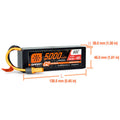 Spektrum SPMX54S50H5 5000mAh 4S 14.8V Smart G2 LiPo 50C Battery Hard Case: IC5