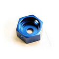 Traxxas 5165 Blue Aluminum/Alum Brake Adapter: 1/10 T-Maxx TRA5165