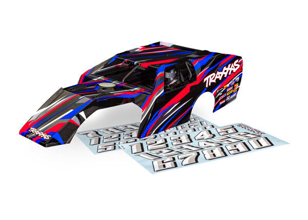 Traxxas 10411-RED Body Mudboss Complete, Red