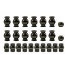 Hot Racing GRR160BC08 Complete 22-Piece Black Chrome Pivot Ball Set ARRMA 1:10