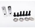 Hot Racing SH24M08 90 Degree Universal Servo Mount - Silver