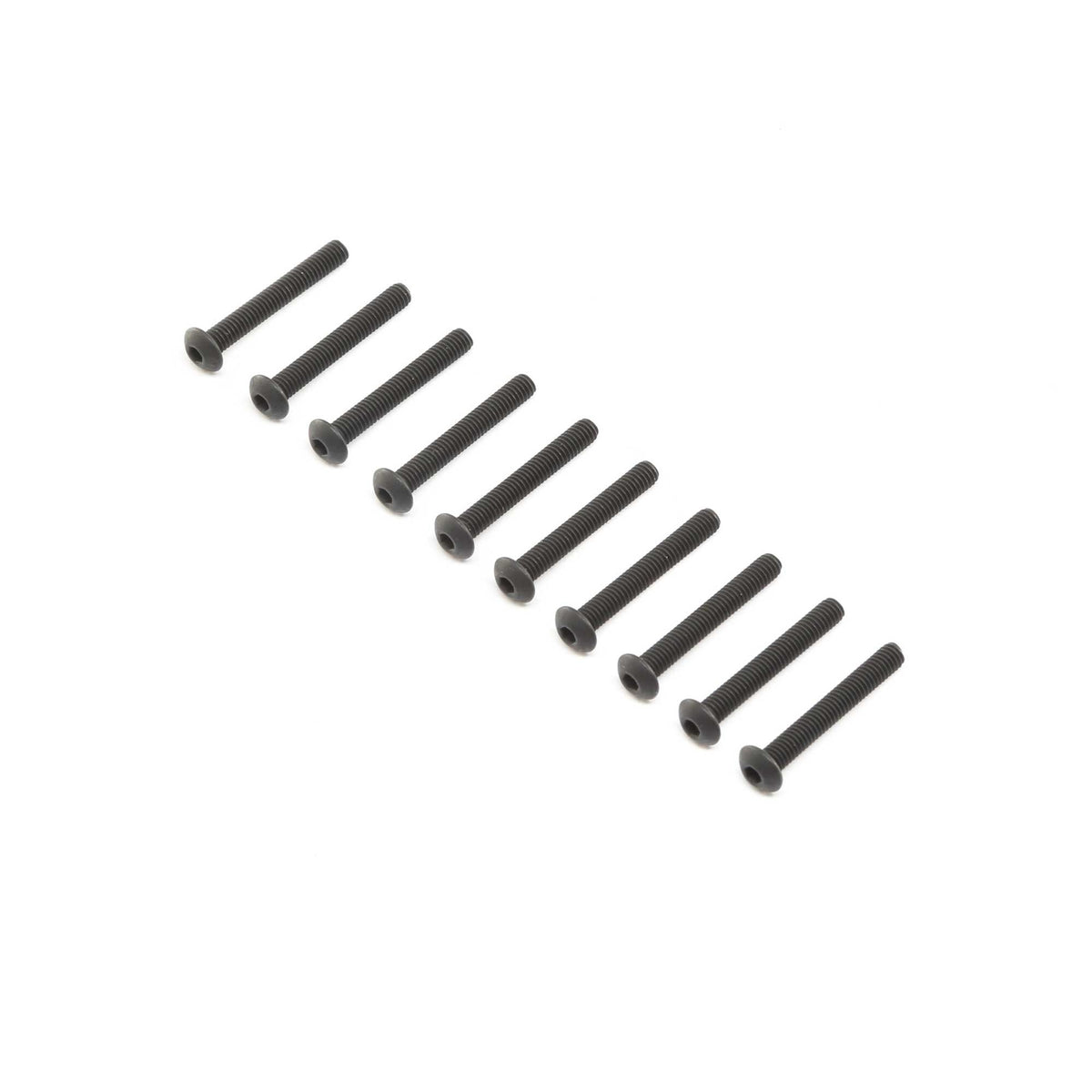 Losi LOS255011 Button Head Screws, Stl, BO, M4 x 30mm (10)