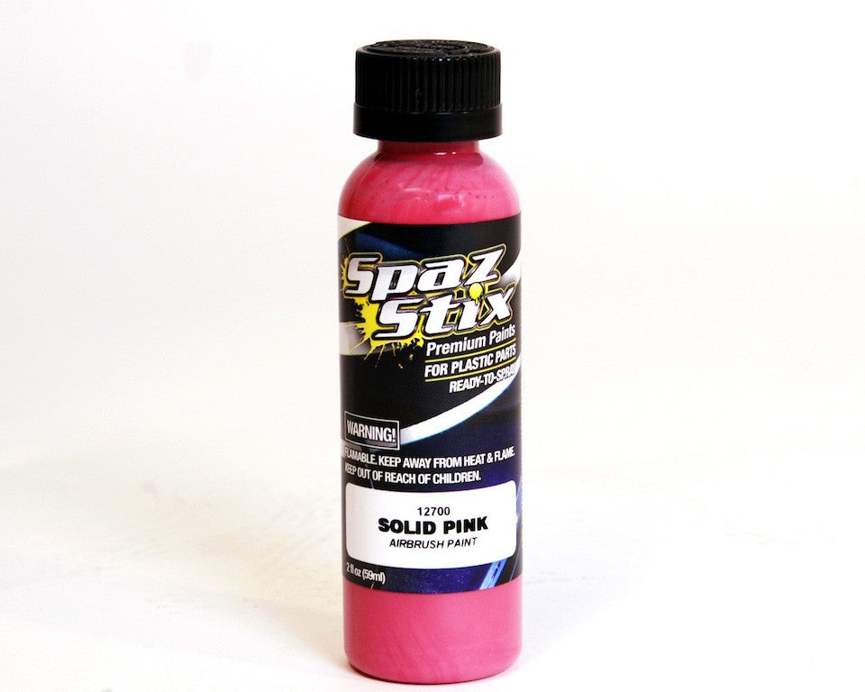 Spaz Stix SZX12700 Solid Pink Airbrush Paint 2oz SZX12700