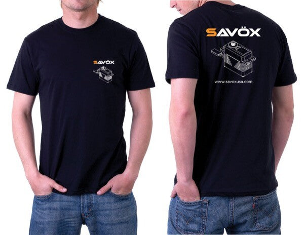 Savox SHIRTXL Black T-Shirt, X-Large