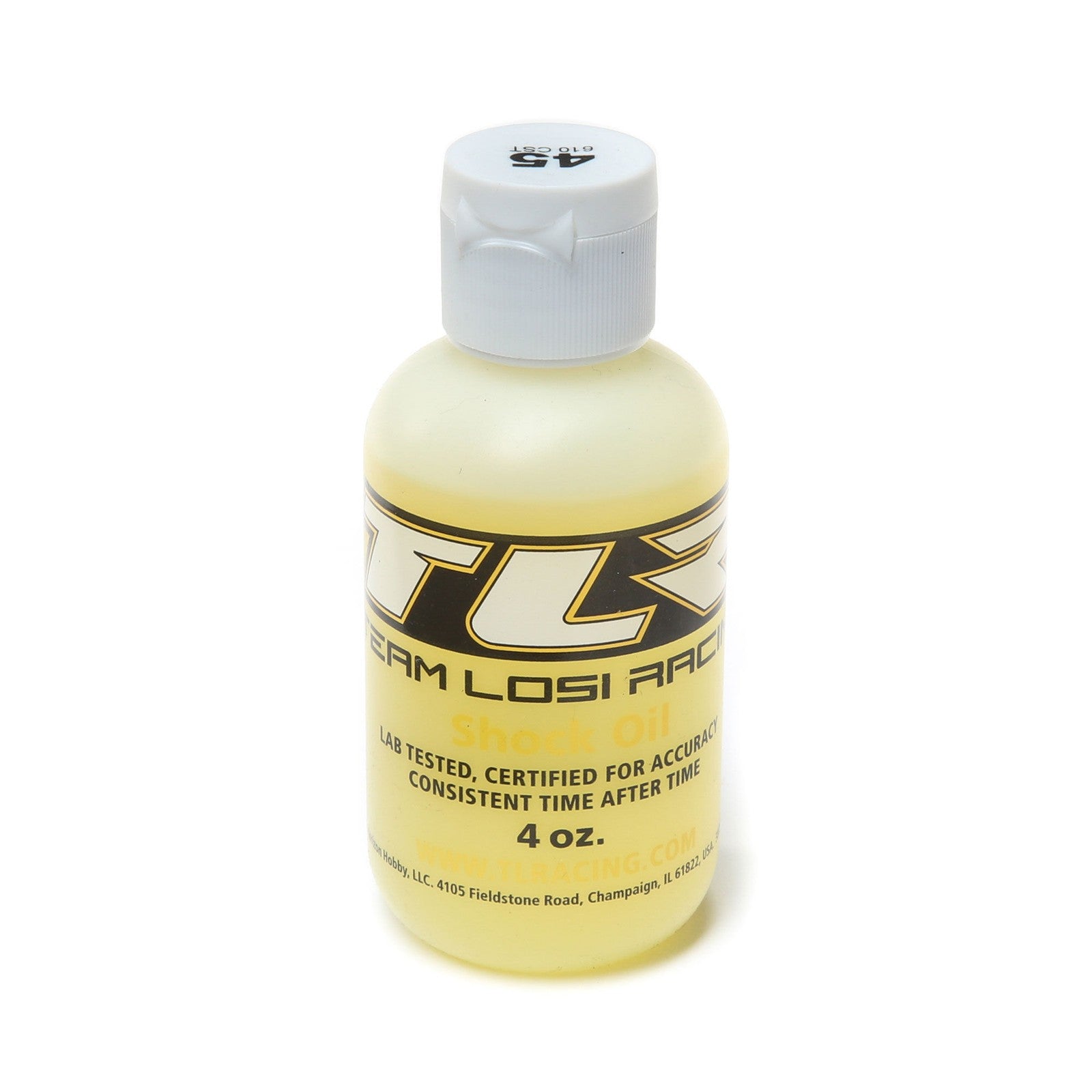 Team Losi Racing TLR74026 Silicone Shock Oil, 45 Wt / Weight 4 Oz / Ounces