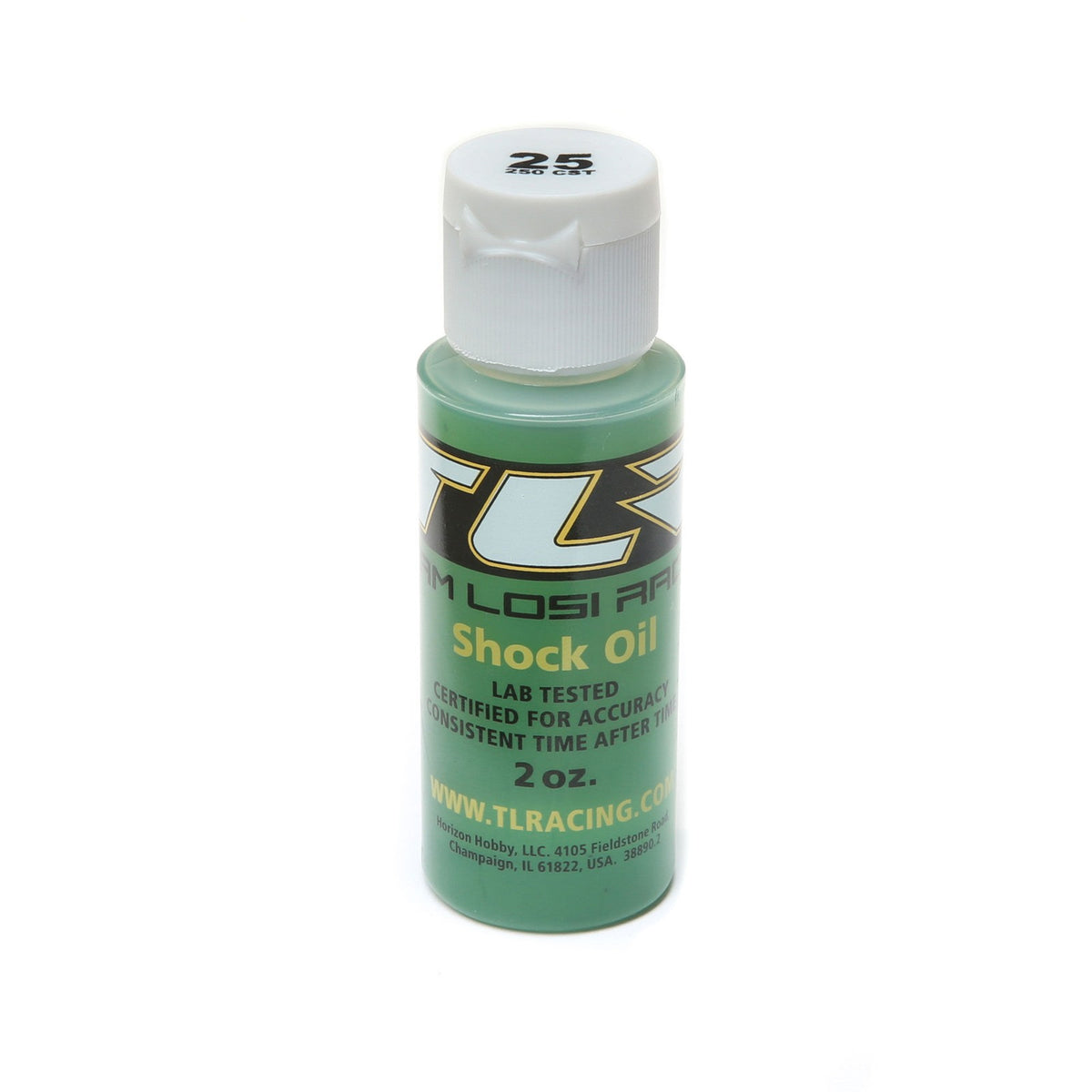 Team Losi Racing TLR74004 Silicone Shock Oil/Fluid 25 Wt / Weight 2 Oz / Ounces