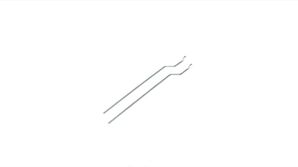 Rage R/C B1213 Rudder Pushrod Set: Black Marlin & Brushless