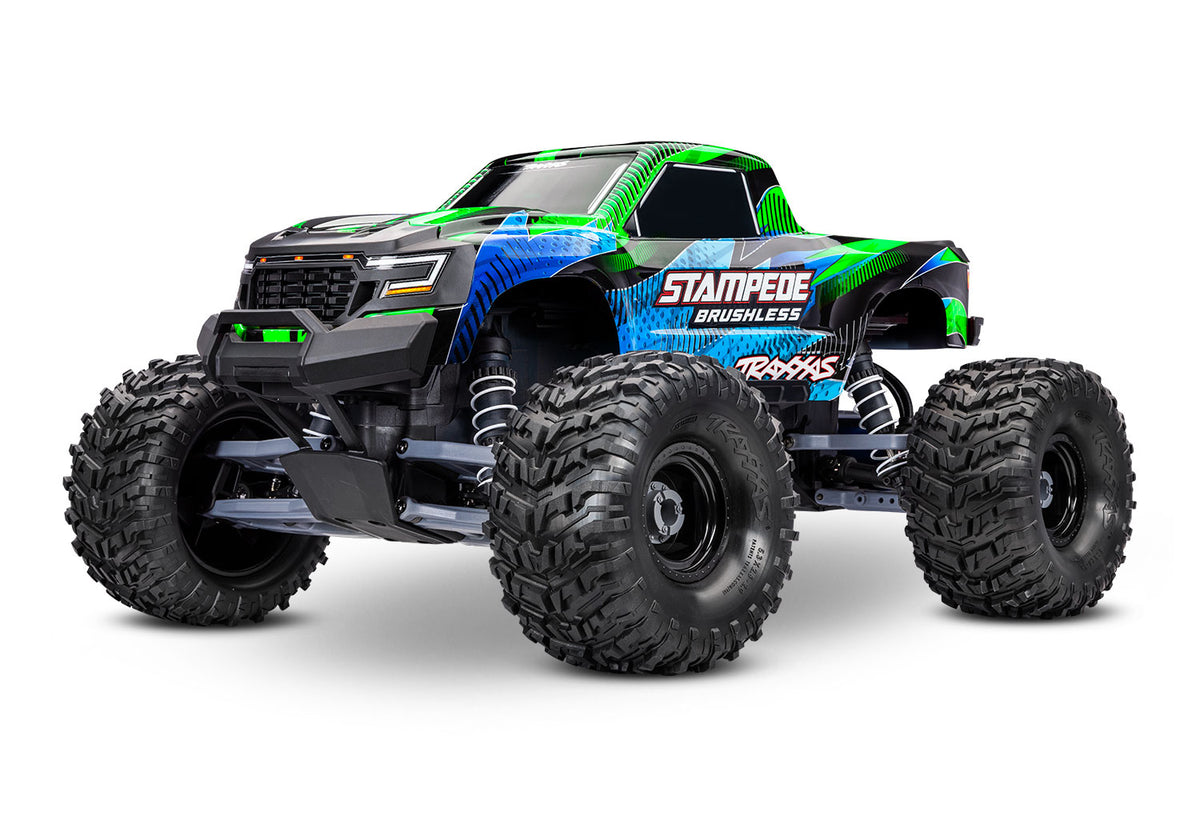 Traxxas 136454-4-GRN Stampede 2WD Brushless 1/10 RTR Green VX3