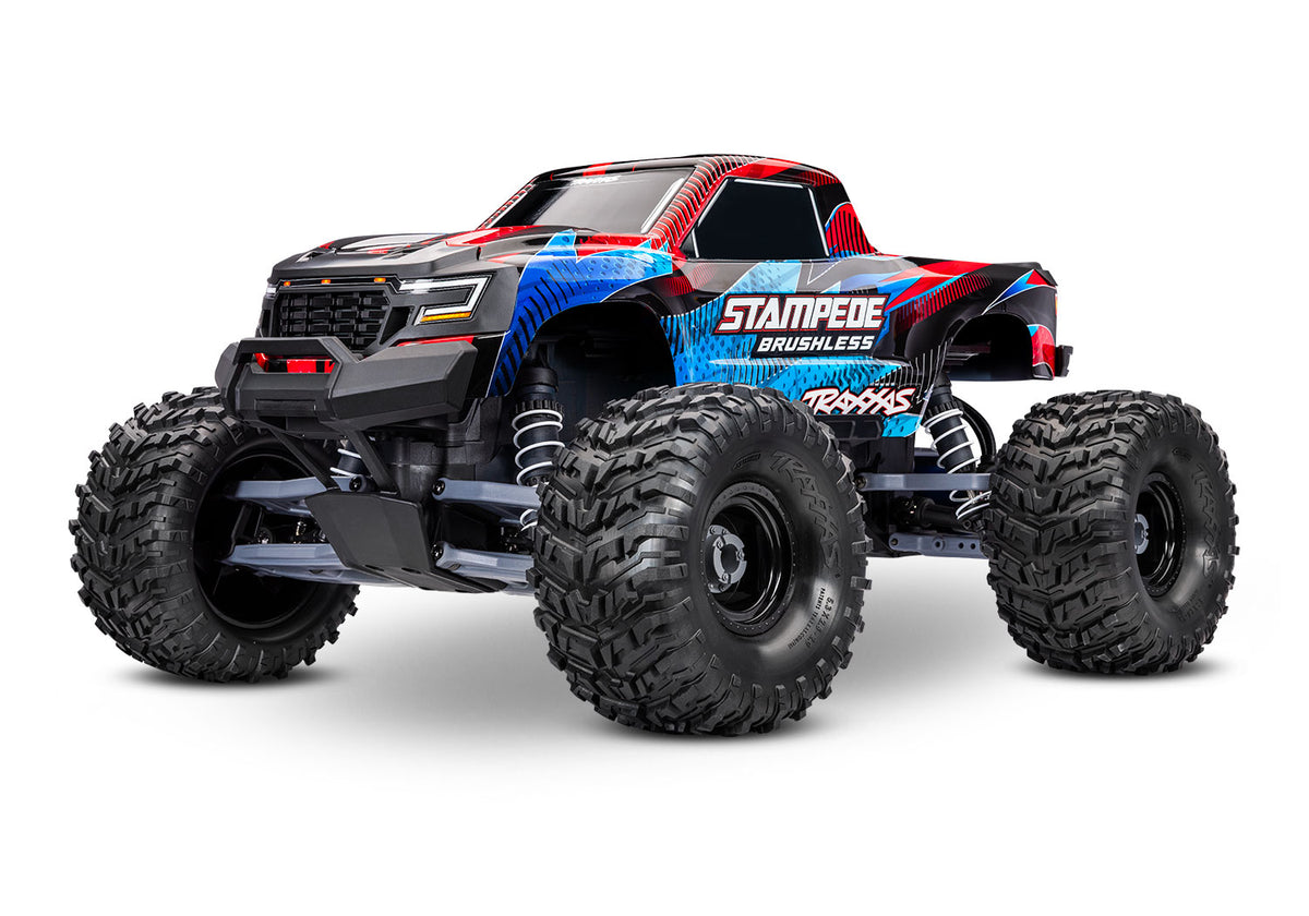 Traxxas 136454-4-RED Stampede 2WD Brushless 1/10 RTR Red VX3
