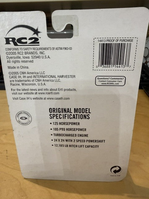 ERTL #14413 Case IH MXU125 Maxxum Tractor with Loader 1:64 Scale New Sealed