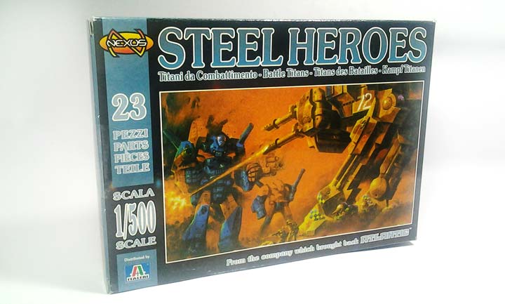 Italeri Nexus Steel Heroes 1/500 Sci-Fi Mech Models 23 Plastic Components