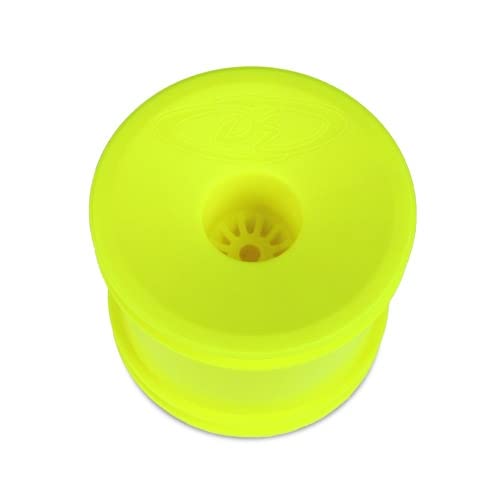 DE Racing SS4AY Speedline ST Wheels for ASC T5M-T6.1 / Tekno ET410 / Yellow / 4pcs