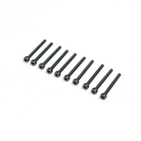 Losi LOS235034 Cap Head Screws, M3 x 28mm (10)