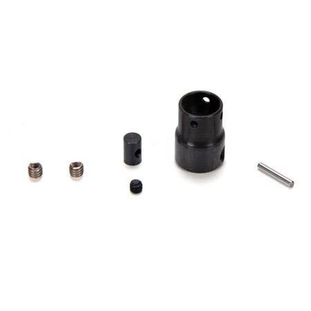 Losi LOSB3582 Center Drive Shaft CV Yoke, Coupler & Hardware: Night Crawler