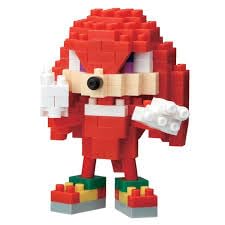 Nanoblock 21825 Knuckles "Sonic the Hedgehog" Nanoblock Character Collection