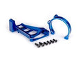 Traxxas 10262-BLUE Motor Mounts Aluminum, Blue for 3483