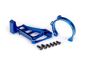 Traxxas 10262-BLUE Motor Mounts Aluminum, Blue for 3483