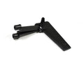 Rage R/C B1143 Rudder and Mount; Black Marlin MX