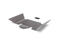 Gmade 30111 GR01 Aluminum Skid Plate (Titanium Gray): GOM