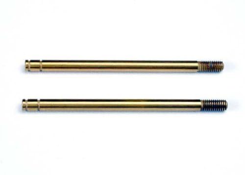 Traxxas 2765T Titanium Coated Shock Shafts (2) XL X-Long: Slash 4x4 & 2wd