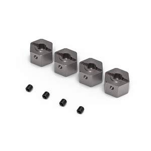 Gmade 30131 Aluminum 12mm Wheel Hub (4) (8mm Thick)