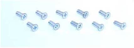 Losi LOSA6209 8-32 x 1/2 Flat Head Screws, Aluminum