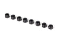 Traxxas 2745X Nuts, 3mm Nylon Locking, Black (8)