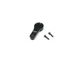 Carisma 15992 Aluminum Clamping Servo Arm, 25T Black: SCA-1E Series