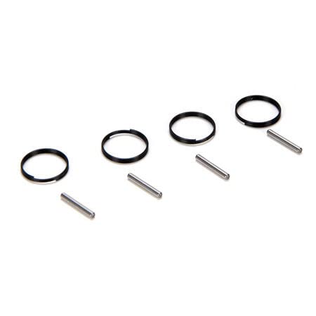 Losi LOSA3199 CV Pin Retainer Clip & 11mm Pins HD: 1/10 Comp & Night-Crawler