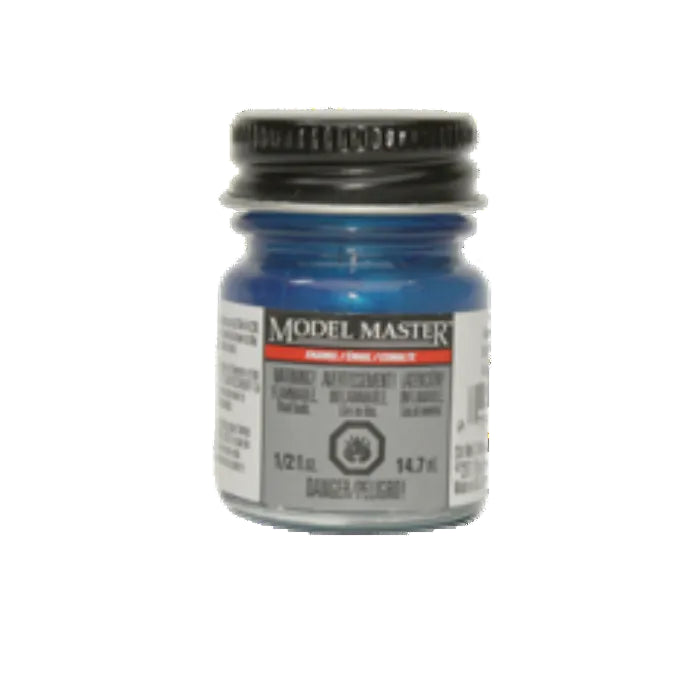 Testors Model Master 2768 Blue Metallic Gloss Enamel Paint 1/2 oz