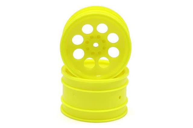 Kyosho OTH245Y 8 Hole Wheel 50mm, Yellow, (2pcs), for Optima