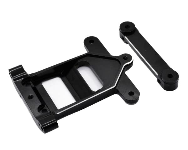 Hot Racing BFF0901 Rear Chassis Plate & Arm Mount, Aluminum: B44.x