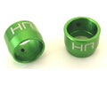 Hot Racing SCP288R05 Green Driveshaft Rings Retainers (2)