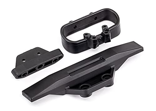 Traxxas 9036 Bumper, Rear/ Bumper Mount, Rear/ Bumper Support, Rear