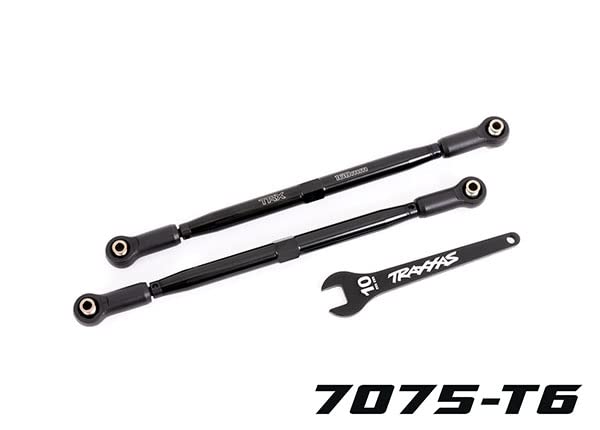Traxxas 7897A Black Anodized Toe Links, 7075-T6 Alum (2): X-Maxx WideMaxx Kit