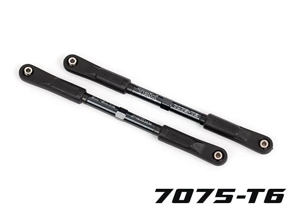 Traxxas 9548A Camber Links, Rear (Tubes Dark Titanium-Anodized, 7075-T6 Aluminum): Sledge