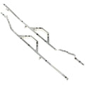 Redcat Racing 15548 Chrome Frame Rail Assembly (1pr)