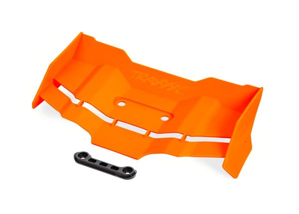 Traxxas 9517T Wing/ Wing Washer, Orange