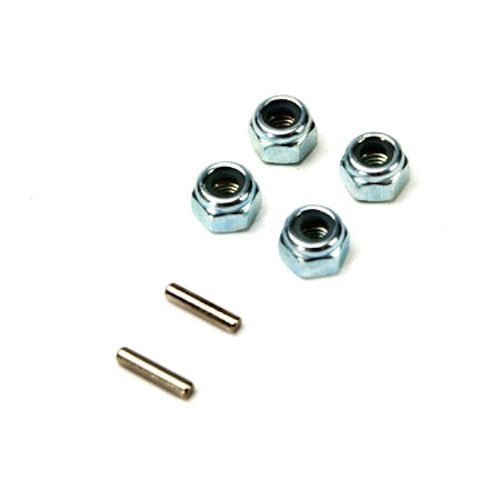ECX ECX8311 Wheel Nuts(4) & Drive Pins (2) Set: 1/18 Smash