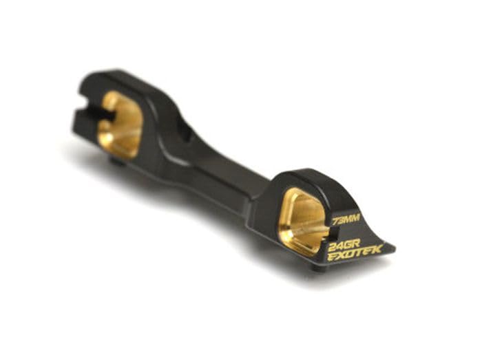 Exotek Racing 2163 B6.4, B6.3 C Block Brass Weight, Black 25gr