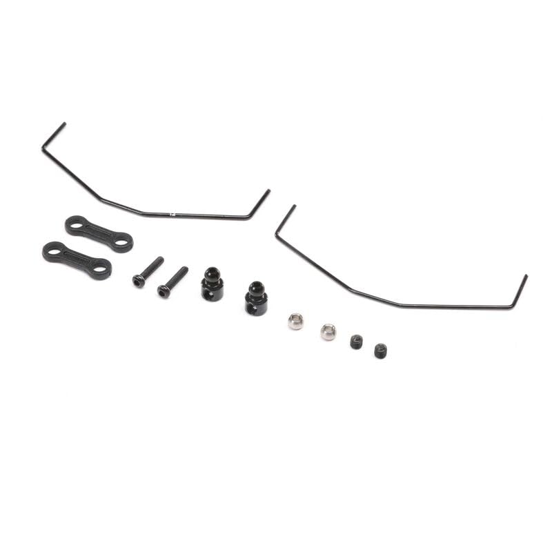 Team Losi Racing TLR314002 Rear Sway Bar Set: Mini-B, BL