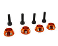 Hot Racing LTN03X03 Scale Look Wheel Hub Orange La Trax Rally Teton