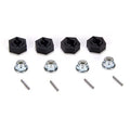 Losi LOSB3525 Molded Wheel Hex Set, Hubs/Nuts/Drive Pins: Night & Comp Crawler