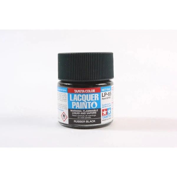 Tamiya 82165 Lacquer Paint LP-65 Rubber Black 10 ML