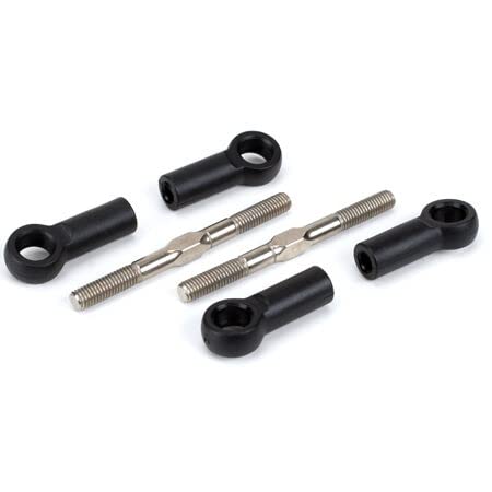 Losi LOSA6540 Turnbuckles (2) 5x60mm w/Rod-Ends: 8ight Buggy v1 8B