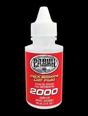 Pit Bull Tires PX2KRC PBX Silicone Differential Fluid, 2000cSt, 2oz Bottle