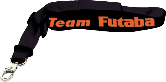 Futaba EBB1063 Team Futaba Strap, Black & Orange Neck Strap