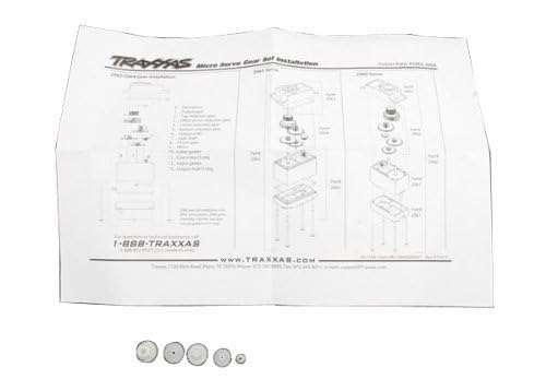Traxxas 2064 Servo Gear Set for 2065 Sub-Micro Servo Revo E-Maxx/Revo Summit